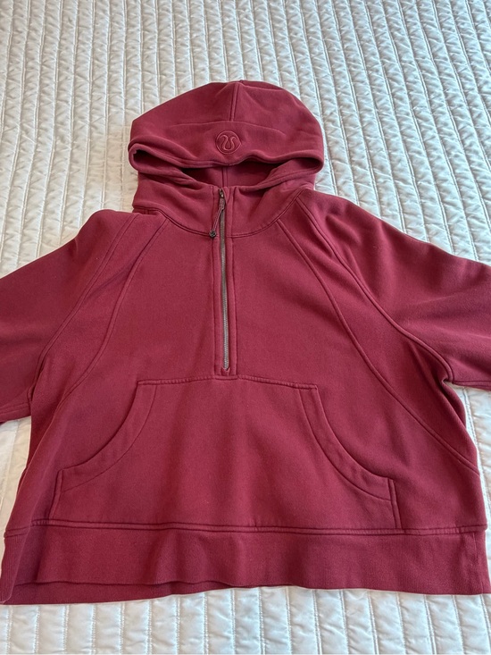 lululemon athletica Tops - lululemon deep rose pullover hoodie